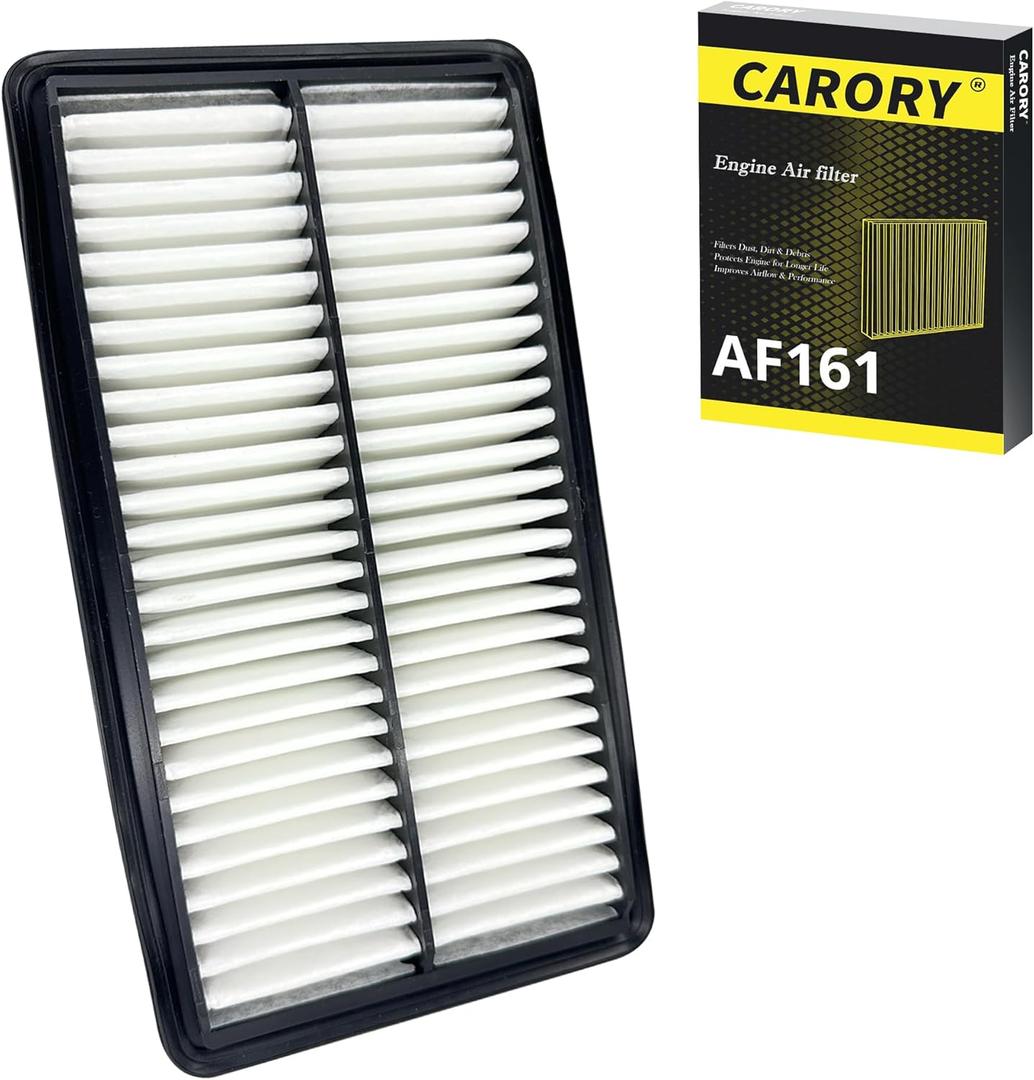 AF161 Engine Air Filter for Acura MDX (2016-2020), TLX L4 (2021-2025), Honda Odyssey (2018-2025), Pilot (2016-2022), Passport, Ridgeline, OE# 17220-5J6-A10, CA12061