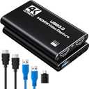 Newhope HDMI Capture Card for Streaming, Full HD 1080P 60FPS Capture USB 3.0 Game Audio Video Capture Card,for Streaming Camera/Xbox/PS4/PS5/Switch/PC (black)