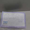 Silicone Cover Set Compatible with Meta/Oculus Quest 3s Accessories, Silicone Face Cover, Controller Grip Cover, Camera Lens Protector, VR Shell Cover, Protective Lens Cover, Not Fit Quest 3 (Aurora Blue)