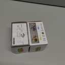 2 x Moving Ball Cat Toys with Feather Tail, Rechargeable 2025 New Interactive Toy with Remote Control for Indoor Cats Exercise, Smart Interactive Kitten Rolling Ball (Blue)