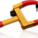 Zento Deals Security Tire Clamp - Heavy Duty Anti- Theft Vehicle Wheel Lock for Car Trailer