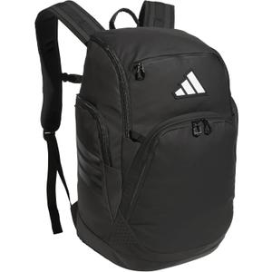 adidas Select Basketball Backpack  Daypack for Sports Gym Travel, 32L (One Size, Black)