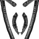 Front Headlight and Bumper Bracket Kit Fit for Honda Civic Sedan 2006-2011
