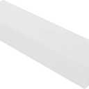 HDPE Block White PE Polyethylene Rectangular Solid Plastic Tapping Block High Density Sheet Great for DIY Projects for Machining Home Floor Improvement （2" x 12" x 3"）