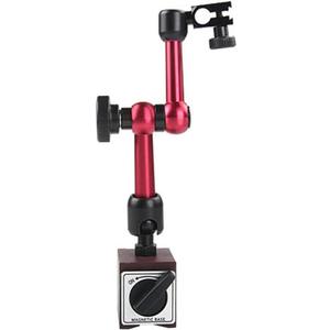 Red Adjustable Magnetic Base Holder for Digital Dial Indicator