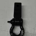 AUTOBOTS Tow Hitch Receiver 2", 45,000 Lbs Break Strength Shackle Hitch Receiver with 5/8" Hitch Pin, 3/4 D Ring Shackle, Towing Accessories for Truck Trailer Recovery Off-Road Black&Black
