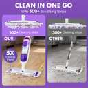 Power Mop Refills for Swiffer PowerMop, 20 Count Thick Multi-Surface Mopping Pad Refill, Unscented Disposable Power Mop Pads for Wet Dry Floor Cleaning, Tile, Hardwood, Laminate