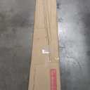 Fun Memories Floating Shelves for Wall, 72"x9.3" Rustic Solid Elm Wood Shelves, Heavy-Duty Wall Mounted Shelves with Invisible Brackets for Living Room, Bedroom, Kitchen, Natural Finish (Flat Edge, 72"W, 1Pack)