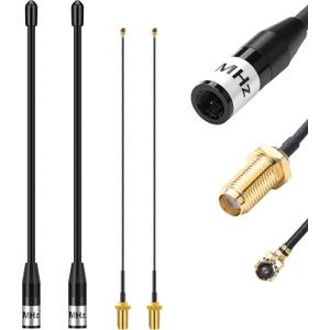 2 pcs 915 mhz Antenna Meshtastic Antenna Long Range Soft Whip meshtastic Devices 17cm Omni SMA Male
