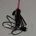 DAN Technology Small Ceramic Curling Wand with Adjustable Temperature for Tight Curls on Short & Long Hair (3/8 Inch, 10MM) (Pink)