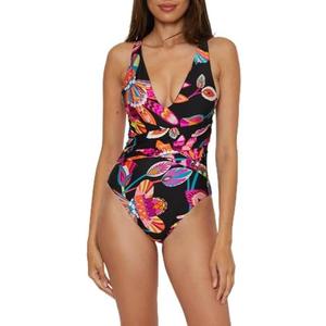 Trina Turk Women's Luminary One Piece Swimsuit, Floral Print, Adjustable, Bathing Suits Size 10 Trina Turk Women's Luminary One Piece Swimsuit, Floral Print, Adjustable, Bathing Suits Size 10