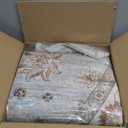 WITSHOCK 6ft Round Area Rugs for Living Room: Non-Slip Washable Vintage Soft Large Circle Rug - Soft Low Pile Carpet for Bedroom Under Dining Table Home Office DecorLight Blue/Light Ivory/Beige, 6' (Round)