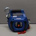 Portable Drill Winch 1000 LB Pulling Capacity with 40 Feet Alloy Steel Wire Rope | Hand Winch for Lifting & Dragging(Blue)