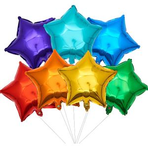 18 Inch Star Foil Balloons, 21pcs Balloons for Party Decoration