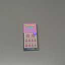 BTArtbox Chrome Press On Toenails, Pink Short Toenail Press Ons Square, Fit Perfectly Glazed Press On Toe Nails with Glue, Fake Toenails in 16 Sizes- 32 Toenails Kit, Honey Trap