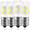 E17 LED Bulb Microwave Oven Light 8206232A Super Power Saving Multiple Purpose Appliance Bulb-3W(Equal to 40W Incandescent) 380LM 6000K Daylight White-4 Packs