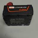 6.0Ah 18v Battery Replacement for Milwaukee 18v Battery 48-11-1850 48-11-1852 48-11-1850R 48-11-1840 48-11-1828 48-11-1820 Compatible with Milwaukee 18volt Batteries
