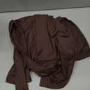 ANRABESS Womens 2026 Spring Long Sleeve Maxi Dress Crewneck Tie Waist Slit Casual Long T Shirt Dresses Winter Trendy Outfits (Small, Coffee)