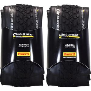 Pirelli Cinturato Gravel M 45-622 (700 x 45c) Gravel Bike Tire - Gravel-Specific Design for Varied Surfaces - SpeedGRIP Compound for Superior Performance