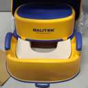 Maliton Potty Training Toilet Seat & Step Stool, 2-in-1 Anti-Slip Blue | Potty Seat + Separate Step Stool, Adjustable Fits More Toilets, Anti-Slip, Sturdy, Splash Guard, Easy cleanBoys & Girls.