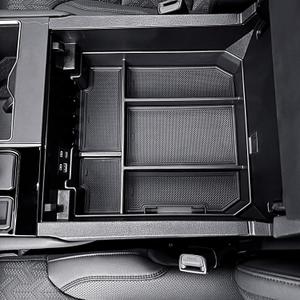 RUNROAD Center Console Organizer Tray Compatible with Toyota Tundra 2022 2023 2024 2025 2026 and Sequoia 2023-2026 Accessories, Insert Armrest Tray Secondary Storage Box Glove Compartment Organizer