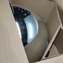 26” Acrylic Half Dome Mirror with Plastic Back, Round Indoor Security Mirror for Driveway Safety Spots, Outdoor Warehouse Side View, Circular Wall Mirror for Office Use (DPB2612)