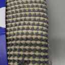 MIULEE Set of 2 Waffle Bathroom Rugs, Boho Bath Rugs Non Slip Washable, Super Absorbent Bath Mats, Ultra Soft Rubber Backed Shower Mats for Bathroom Floor, Tub, Dark Grey & Yellow, 20x32 Inch