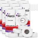 Perco 1-Line White Blank Price & Date Gun Labels – 80 Rolls, 80,000 Count, 10 Sleeves