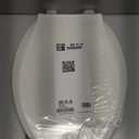 KOHLER 4636-RL-96 Cachet ReadyLatch Elongated Toilet Seat Slow Close Soft Close, Toilet Seat Quiet Lid, Contoured Grip-Tight Bumpers Installation Hardware, Apartment Essentials, Biscuit