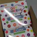 FUMILE 40 Pcs Dot Markers for Toddlers 1-3, 8 Colors Bingo Daubers Bulk for Toddlers, Washable Bingo Markers, Bingo Supplies, Dot Paint for Painting Supplies Drawing Coloring and Easter Basket Stuffer
