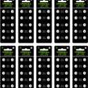 LR1130 AG10 Batteries, High Capacity L1131 SG10 389 189 1.5V Button Coin Cell Batteries (100 Count)