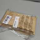 BagDream Bakery Bags with Window 50Pcs 4.5x2.36x9.6 Inches Kraft Brown Paper Bags with Window, Tin Tie Tab Lock, for Bakery, Cookie, Coffee Bean, Party Favor, Snack