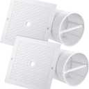 2 Pcs Basket Assembly Replacement Pool Skimmer Filter and 2 Pcs Square Lid Cover Compatible with Sp1o82, Sp1083, Sp1084, Sp1085, and Sp1086(White Basket)