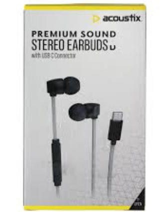 Acoustic Stereo Earbuds