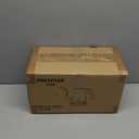 POLIVIAR Electric Gooseneck Kettle, 1350W Electric Tea Kettle Wood Pattern Handle, 34oz Pour Over Electric Kettle for Coffee & Tea, 18/8 Stainless Steel Inner, Temperature Control & Rapid Heating (Black)