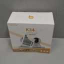 BoyKeep 2K Cameras for Home Security, 2-Pack Indoor Camera with Night Vision, Pet Camera Indoor with Phone App, Motion Detection, 2-Way Audio, Cloud/SD Card Storage, Compatible with Alexa