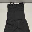 Irisnaya Strapless Shapewear for Women Tummy Control Slimming Shapewear Bodysuit Full Body Shaper with Removable Straps (Medium, Black)