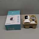 Kasa 2K+ Indoor Pan/Tilt Wired Security Camera - Works as a Baby Monitor & Pet Camera, Motion Detection & Tracking, 2-Way Audio, Night Vision, Subscription-Free Local Storage or Optional Cloud, KC410S (White)