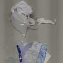 Catheter for Men, Urine Collection Bag for Elderly Men Male Age 80, Reusable Portable Silicone Urinal with 2 Bags (White-Elderly Men)