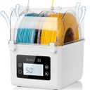 Sovol Filament Dryer 2025, SH01 Filament Dehydrator 3D Printer Spool Holder with Upgraded Fan, Dry Box for Keeping Filament Dry, Compatible with 1.75mm, 2.85mm PLA PETG TPU ABS (White)