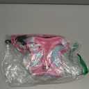 haapaw Dog Harness with Leash Set, No Pull Adjustable Reflective Step-in Puppy Harness with Thickened Padded Vest for Extra-Small/Small Medium Dogs (Blue / Pink)