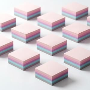 2 x Thenshop 60 Packs Small Sticky Notes Bulk 1.5x2 Inch Mini Self Stick Note Pads, One Book of Five Colors Colorful Paper Memo for Office School Supplies, 50 Sheets/Pad (Muted Color)
