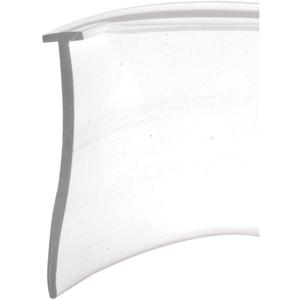 Prime-Line M 6211 Shower Door Bottom Sweep, 36 In. x 1 In. Strip, Vinyl Construction, Clear, 5/32 In. Tee Insert Shape (Single Pack)