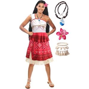 ODESABO Princess Costume with Accesories for Women,Ocean Princess Dress for Adults,Halloween Costume Party Dress Up