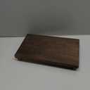 Amyhill Wood Pedestal Stand Kitchen Soap Tray Farmhouse Wooden Riser Stand for Kitchen Bathroom Counter Table Decor Plant Candle Vases Display(Classic,Dark Brown,12 x 7 Inch)