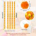 5Pcs Marigold Garland for Decoration,5 Feet Marigold Flowers Diwali Decor, 60 inches