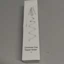 Christmas Tree Topper Holder -Universal Twist On Tree Topper Stabilizer Xmas Tree Topper Support Adjustable Secure Attachment for Star Angel Snowflake Ornaments Fit Most Christmas Trees & Topper Bases (Black)