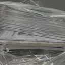 Delamu 2 Sets of 3-Tier Bathroom Under Sink Organizers and Storage, Multi-Purpose Stackable Pantry Organization and Storage, Pull Out Clear Kitchen Bathroom Cabinet Organizer with Movable Dividers (White)