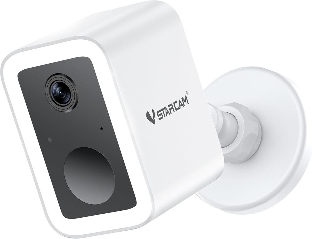 VSTARCAM 2K Security Cameras Wireless Outdoor, Free Cloud & SD Storage, Magnetic Easy Mount No Drilling, WiFi 6 2.4/5G Dual Band, Motion Alerts, 6-Month Battery, Color Night Vision, IP66, 2-Way Talk