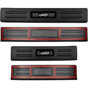 Door Sill Guard for Toyota Highlander Accessories 2020-2025 ABS Material Door Sill Protector Decorative (even Grand Highlander)